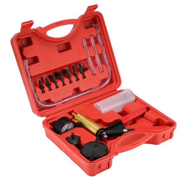 professional hand tool sets vacuum pump kit bleeding brake fluid bleeder tools hose pistol tester aluminum with gauge
professional hand tool sets vacuum pump kit bleeding brake fluid bleeder tools hose pistol tester aluminum with gauge