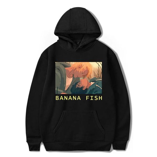 men's hoodies & sweatshirts banana fish fashion anime hoodie ash lynx harajukusweatshirt pullover streetwear cool clothes, Black
men's hoodies & sweatshirts banana fish fashion anime hoodie ash lynx harajukusweatshirt pullover streetwear cool clothes, Black