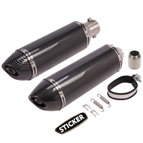 motorcycle exhaust system 38-51mm for carbon fiber muffler pipe 420mm with db killer pitbike gsr 600 cb650f cafe
motorcycle exhaust system 38-51mm for carbon fiber muffler pipe 420mm with db killer pitbike gsr 600 cb650f cafe