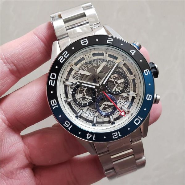 2021 aaa watches men's luxury watch with hollow quartz dial design 316l boutique steel strap 45 mm large dial gmt four pin, Slivery;golden
2021 aaa watches men's luxury watch with hollow quartz dial design 316l boutique steel strap 45 mm large dial gmt four pin, Slivery;golden