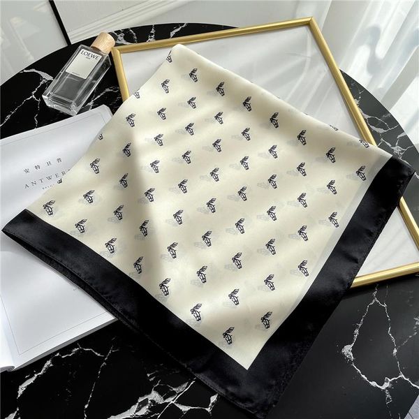 scarves spring square silk scarf lady print neckerchief shawl wrap women hair band foulard neck tie bag 2021, Blue;gray
scarves spring square silk scarf lady print neckerchief shawl wrap women hair band foulard neck tie bag 2021, Blue;gray