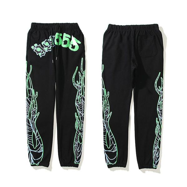 men's pants autumn high street fashion brand casual 555 digital image printed cotton bandage sweatpants are versatile for men women, Black
men's pants autumn high street fashion brand casual 555 digital image printed cotton bandage sweatpants are versatile for men women, Black