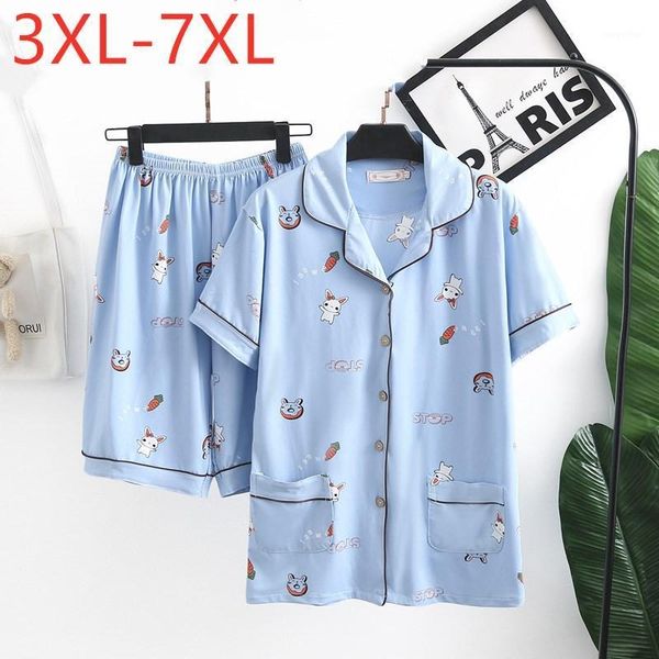 women's tracksuits 2021 ladies summer plus size pajamas for women large short sleeve loose blue shirt and shorts home wear sets 3xl 4xl, Gray
women's tracksuits 2021 ladies summer plus size pajamas for women large short sleeve loose blue shirt and shorts home wear sets 3xl 4xl, Gray