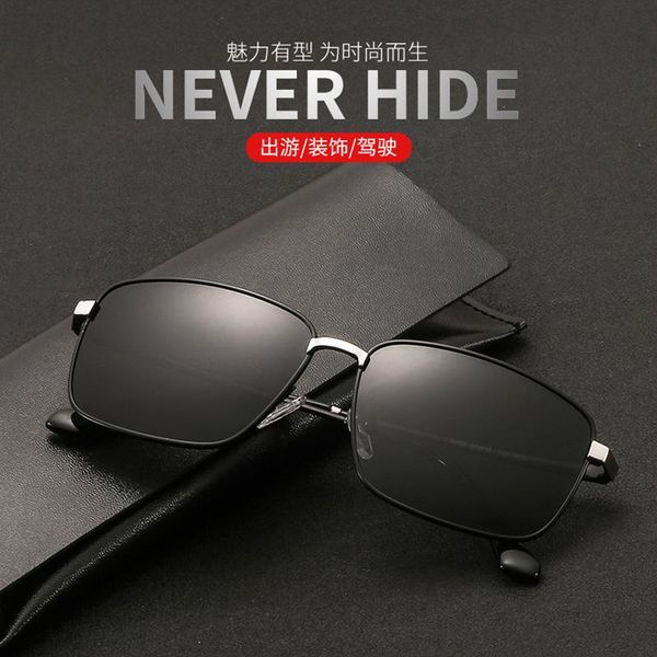 sunglasses 2021 men's polarized fashion retro square colorful metal frame uv400 glasses, White;black
sunglasses 2021 men's polarized fashion retro square colorful metal frame uv400 glasses, White;black