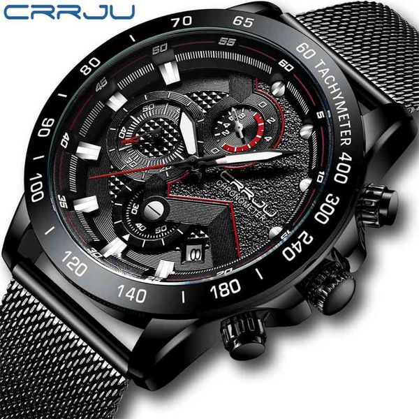 crrju men's chronograph analog quartz watch with date, luminous hands, waterproof wristswatch for man sport watches 210517, Slivery;brown
crrju men's chronograph analog quartz watch with date, luminous hands, waterproof wristswatch for man sport watches 210517, Slivery;brown
