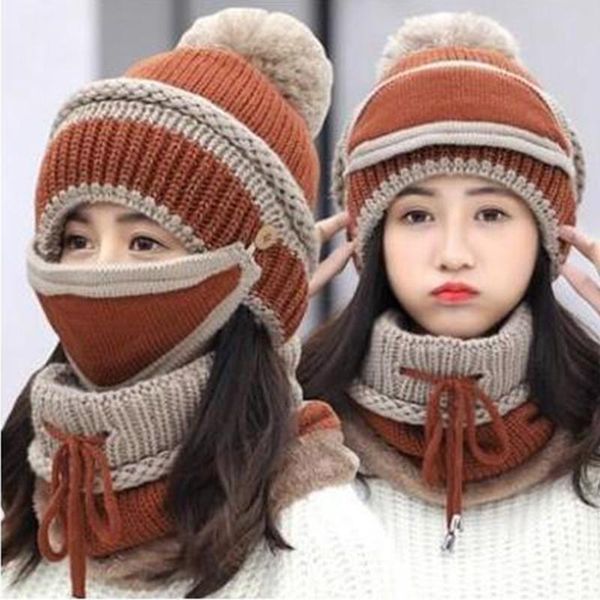 beanies women wool knitted winter pompom beanie hat neck warmer set of 3 (mask,hat,scarf)
beanies women wool knitted winter pompom beanie hat neck warmer set of 3 (mask,hat,scarf)