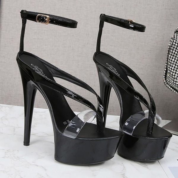 sandals high heel ladies platform heels dress party shoes women super size 34-43, Black
sandals high heel ladies platform heels dress party shoes women super size 34-43, Black