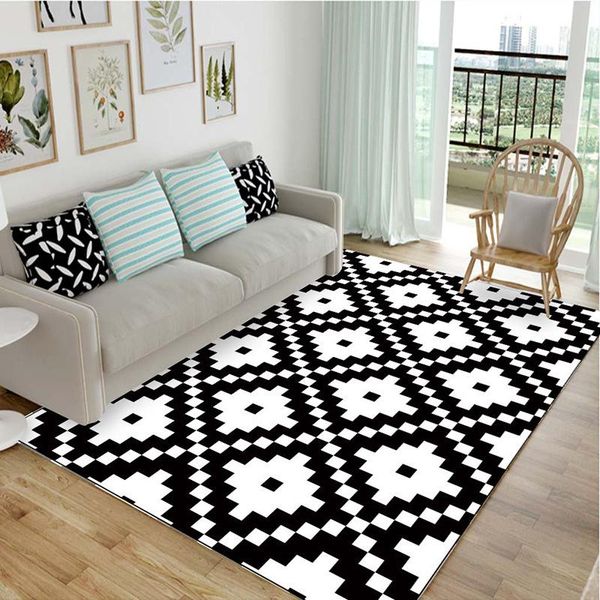 carpets simple black and white trendy brand living room bedroom coffee table floor mats door mat bedside carpet decor
carpets simple black and white trendy brand living room bedroom coffee table floor mats door mat bedside carpet decor
