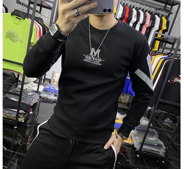 men's 2021 spring and autumn bottoming shirt korean version of the trend of slim printing long-sleeved sweater men's autumn pullov, Black
men's 2021 spring and autumn bottoming shirt korean version of the trend of slim printing long-sleeved sweater men's autumn pullov, Black