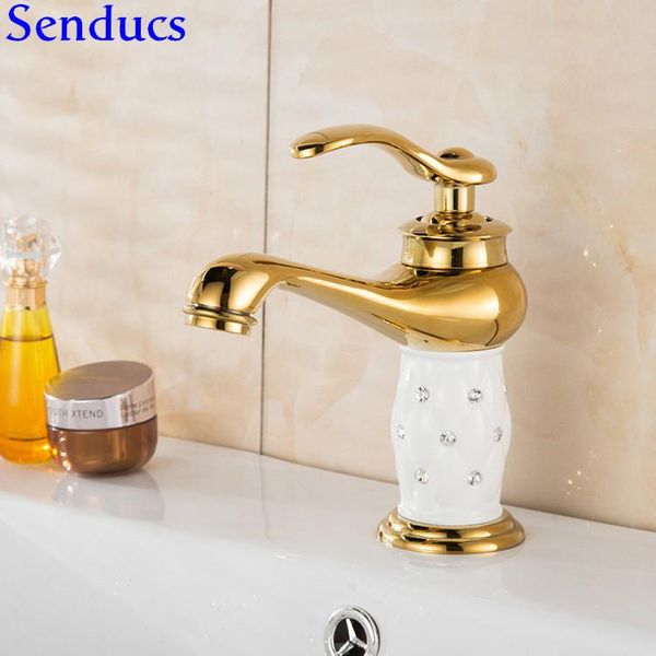 bathroom sink faucets senducs gold mixer tap with quality brass basin ly design diamond bath faucet 
bathroom sink faucets senducs gold mixer tap with quality brass basin ly design diamond bath faucet