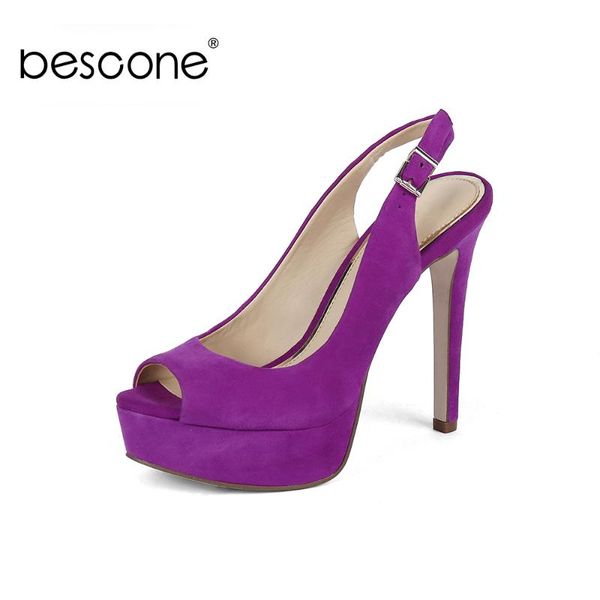 dress shoes bescone stylish ladies sandals basic solid peep toe super high heel outside women cow suede party buckle by32, Black
dress shoes bescone stylish ladies sandals basic solid peep toe super high heel outside women cow suede party buckle by32, Black