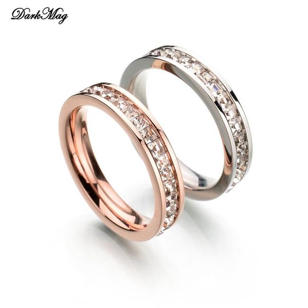 wedding rings darkmag trendy stainless steel rose gold color love ring for women men couple cz crystal jewelry gift, Slivery;golden
wedding rings darkmag trendy stainless steel rose gold color love ring for women men couple cz crystal jewelry gift, Slivery;golden