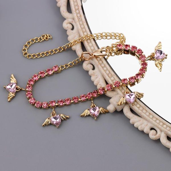 anklets flatfoosie boho heart wing pendant anklet fashion rhinestone foot chain bracelets for women summer beach sandals jewelry, Red;blue
anklets flatfoosie boho heart wing pendant anklet fashion rhinestone foot chain bracelets for women summer beach sandals jewelry, Red;blue