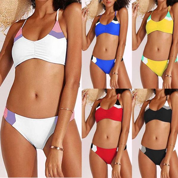 stylish women swimwear patchwork bandage two pieces bikini swimsuit beachwear set flawless bather bodysuit one-piece suits
stylish women swimwear patchwork bandage two pieces bikini swimsuit beachwear set flawless bather bodysuit one-piece suits
