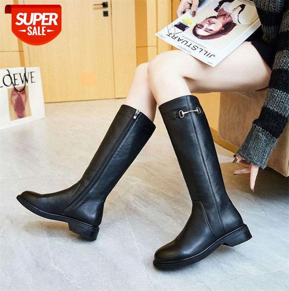 first layer cowhide knight boots black side zipper leather thick heel women's #td1x
first layer cowhide knight boots black side zipper leather thick heel women's #td1x