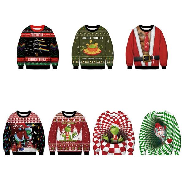women's sweaters christmas sweater for women men xmas snowman printed funny streetwear sweatshirt ugly 2021 autumn winter drop, White;black
women's sweaters christmas sweater for women men xmas snowman printed funny streetwear sweatshirt ugly 2021 autumn winter drop, White;black
