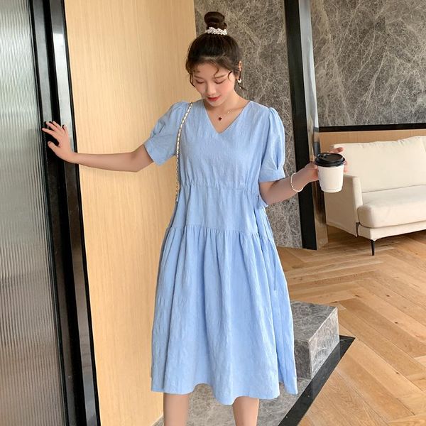 maternity dresses 06540# dress summer v neck cotton short sleeves loose midi plus size pregnancy pregnant women mom, White
maternity dresses 06540# dress summer v neck cotton short sleeves loose midi plus size pregnancy pregnant women mom, White