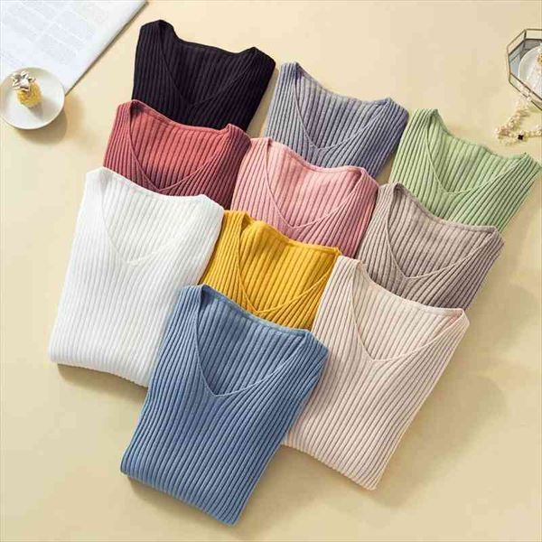 v-neck solid autumn winter women sweater pullover female knitted slim long sleeve badycon, White;black
v-neck solid autumn winter women sweater pullover female knitted slim long sleeve badycon, White;black