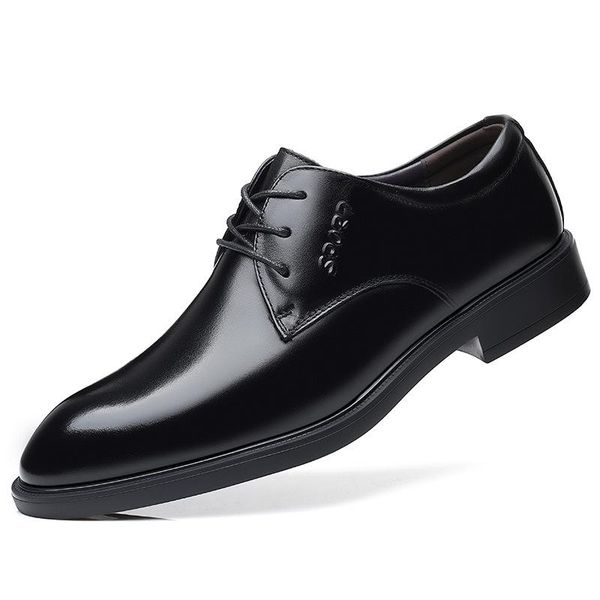 spring suit men's shoes hollow all-matching leather sandals business first layer cowhide wedding dress, Black
spring suit men's shoes hollow all-matching leather sandals business first layer cowhide wedding dress, Black