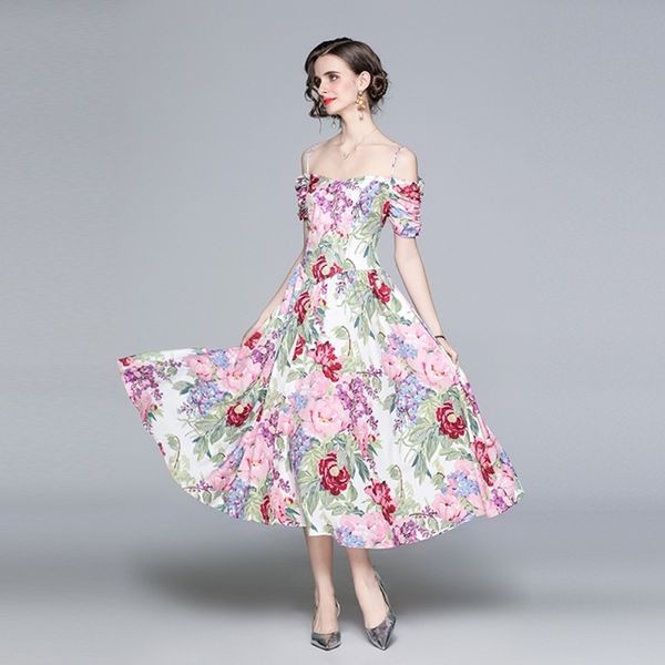 summer fashion designer flower print pleated dress short sleeve slash collar slim high waist vintage casual 210531, Black;gray
summer fashion designer flower print pleated dress short sleeve slash collar slim high waist vintage casual 210531, Black;gray