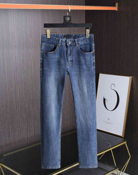 men's jeans mens jeans classic fashion brand hip-hop denim pants summer zipper high washing fabric soft elastic letter back pocket mh0t, Blue
men's jeans mens jeans classic fashion brand hip-hop denim pants summer zipper high washing fabric soft elastic letter back pocket mh0t, Blue