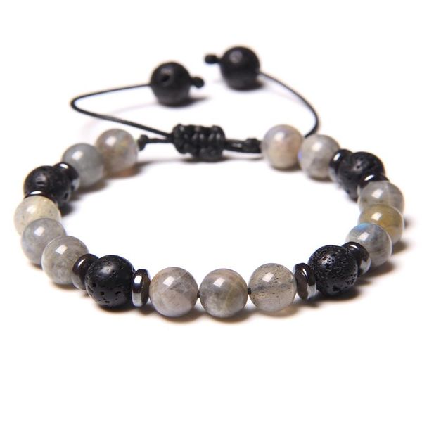 beaded, strands natural labradorite stone beaded bracelets bangles men braided rope healing balance yoga charm women buddha bracelet adjusta, Black
beaded, strands natural labradorite stone beaded bracelets bangles men braided rope healing balance yoga charm women buddha bracelet adjusta, Black