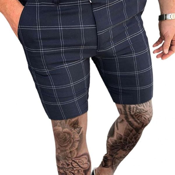 men's shorts fashion double stripe plaid pockets summer casual all match for daily wear, White;black
men's shorts fashion double stripe plaid pockets summer casual all match for daily wear, White;black