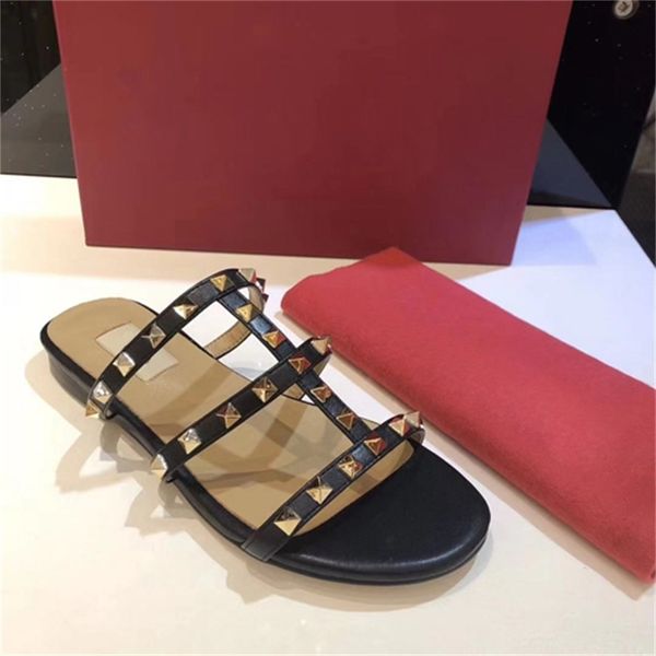 sandals designer leather black and white powder nude blue slipper rivet women's summer flat bottom outdoor beach slippers 2lqq
sandals designer leather black and white powder nude blue slipper rivet women's summer flat bottom outdoor beach slippers 2lqq