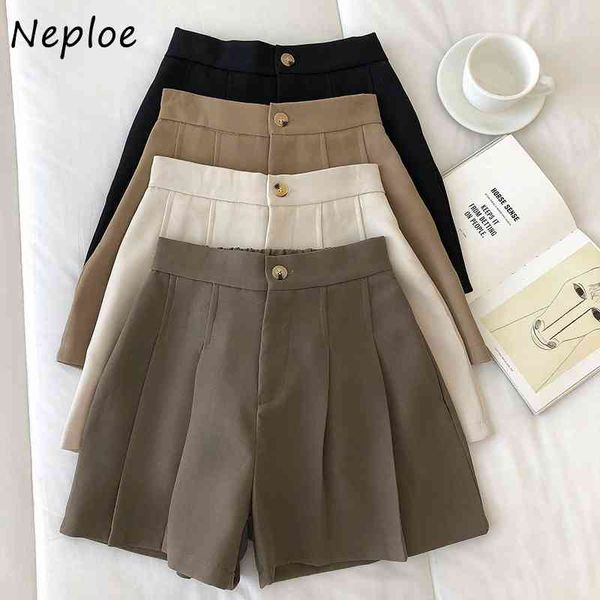 neploe high waist hip pleat design slim shorts feminino spring summer solid short femme simple soft work style ol 210510, White;black
neploe high waist hip pleat design slim shorts feminino spring summer solid short femme simple soft work style ol 210510, White;black
