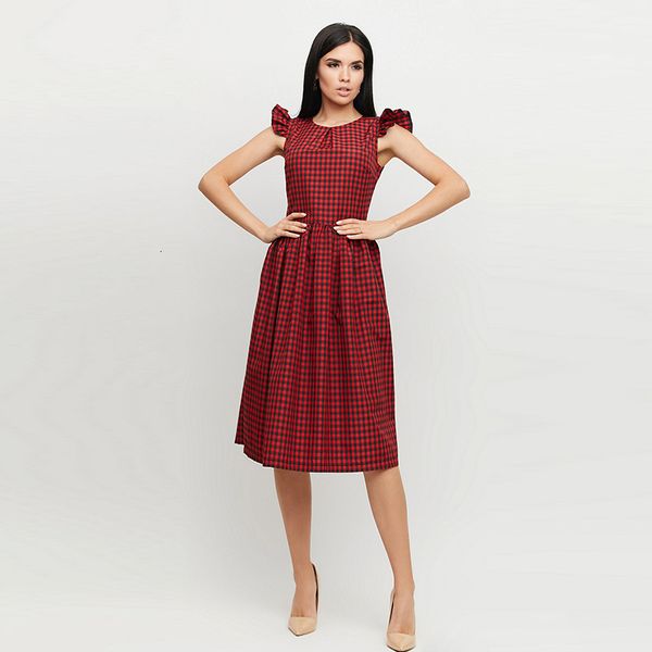 dresses vintage plaid printed red a-line party flare sleeve o neck casual high street 2021 summer fashion women dress, Black;gray
dresses vintage plaid printed red a-line party flare sleeve o neck casual high street 2021 summer fashion women dress, Black;gray