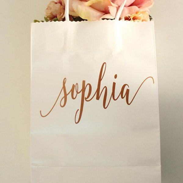 gift wrap personalized set of 14 bags bags,white wedding paper bag with rose gold writing will you be my bridesmaid
gift wrap personalized set of 14 bags bags,white wedding paper bag with rose gold writing will you be my bridesmaid