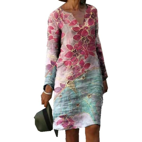 casual dresses women floral print v-neck dress vintage long sleeve autumn party beach vestidos de festa, Black;gray
casual dresses women floral print v-neck dress vintage long sleeve autumn party beach vestidos de festa, Black;gray