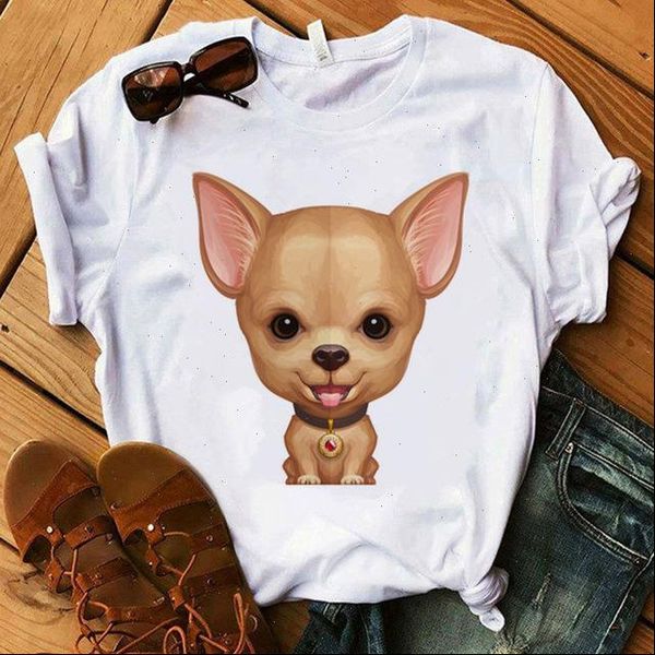 women t shirts summer cute shirt chihuahua girls print funny dog design lovely girl tee, White
women t shirts summer cute shirt chihuahua girls print funny dog design lovely girl tee, White