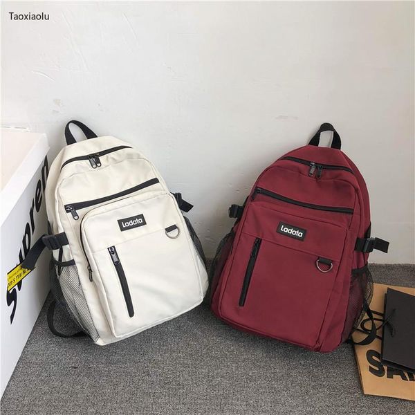 backpack women fashion shoulder bag solid color school for teenage girl children backpacks travel
backpack women fashion shoulder bag solid color school for teenage girl children backpacks travel
