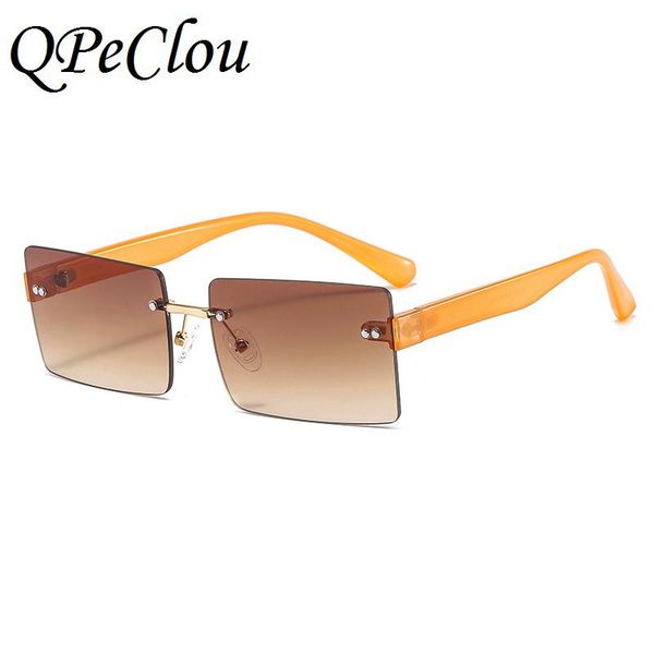 sunglasses 2021 luxury rimless square women fashion modern colorful sun glasses female vintage shades men oculos feminino, White;black
sunglasses 2021 luxury rimless square women fashion modern colorful sun glasses female vintage shades men oculos feminino, White;black