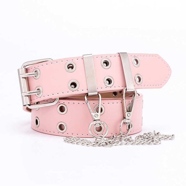 kemeiqi punk style double exhaust eyes ladies belt korean fashion chain decorative eyelet for women goth p0817, Black;brown
kemeiqi punk style double exhaust eyes ladies belt korean fashion chain decorative eyelet for women goth p0817, Black;brown