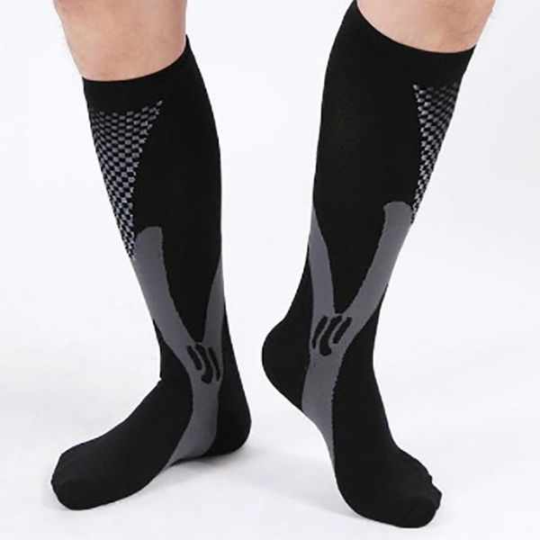 men's socks 1 pair sports compression for running hiking basketball soccer elastic footwear varicose veins muscle support men stocking, Black
men's socks 1 pair sports compression for running hiking basketball soccer elastic footwear varicose veins muscle support men stocking, Black