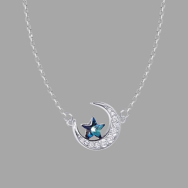 fashion personality necklace women set zircon blue diamond clavicle chain simple rhodium plated pendant trend jewelry, Black
fashion personality necklace women set zircon blue diamond clavicle chain simple rhodium plated pendant trend jewelry, Black