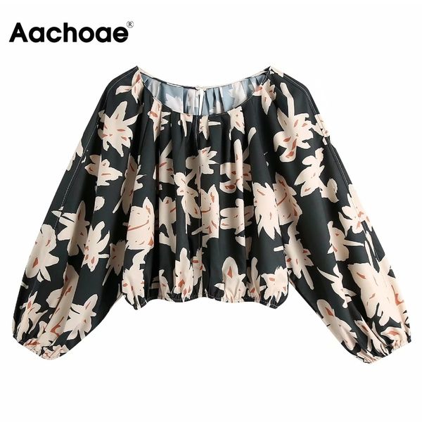 women print blouse o neck fashion short lantern long sleeve lady black shirts elastic waist pleated tunic blusas 210413, White
women print blouse o neck fashion short lantern long sleeve lady black shirts elastic waist pleated tunic blusas 210413, White