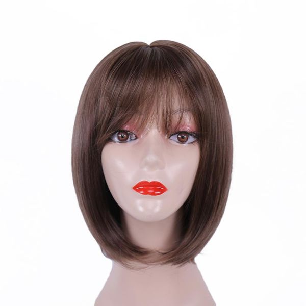synthetic wigs short bob straight hair wig with bangs middle part for black women bobo resistant glueless wholesale
synthetic wigs short bob straight hair wig with bangs middle part for black women bobo resistant glueless wholesale