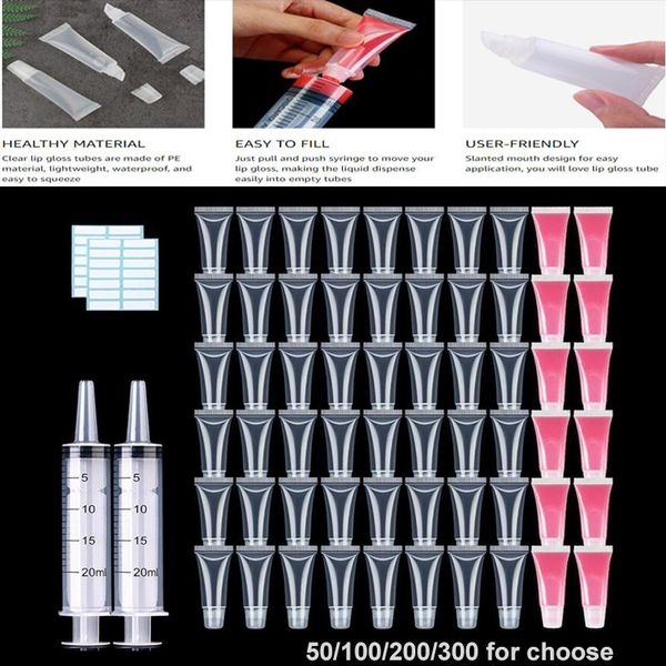 storage bottles & jars 10ml empty lip gloss tubes with funnels clear soft container refillable lipgloss for diy cosmetic makeup tool
storage bottles & jars 10ml empty lip gloss tubes with funnels clear soft container refillable lipgloss for diy cosmetic makeup tool