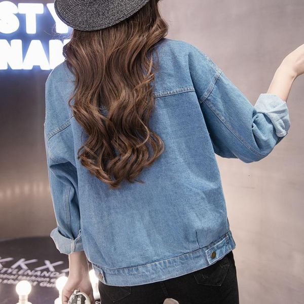 women's jackets rlyaeiz spring women denim jacket coat vintage simple long sleeve loose ripped jeans plus size jaqueta feminina vnft, Black;brown
women's jackets rlyaeiz spring women denim jacket coat vintage simple long sleeve loose ripped jeans plus size jaqueta feminina vnft, Black;brown