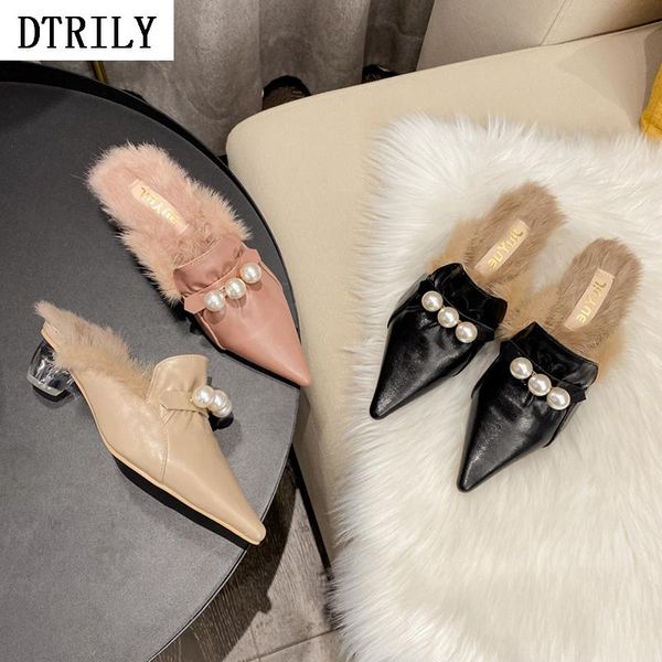 brand pearl slippers women crystal heels mules fur pointed toe shoes fashion slip on furry slides flip flops zapatos mujer, Black
brand pearl slippers women crystal heels mules fur pointed toe shoes fashion slip on furry slides flip flops zapatos mujer, Black