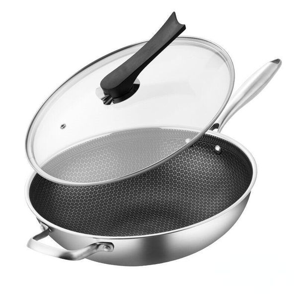 pans stainless steel frying pan with lid skillet wok non stick kitchen utensils egg utensilios de cocina cookware fsj50p
pans stainless steel frying pan with lid skillet wok non stick kitchen utensils egg utensilios de cocina cookware fsj50p