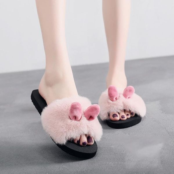 fashion indoor ear home slipper women shoes slip-on open toe flat warm winter for woman femme mtx74 slippers, Black
fashion indoor ear home slipper women shoes slip-on open toe flat warm winter for woman femme mtx74 slippers, Black