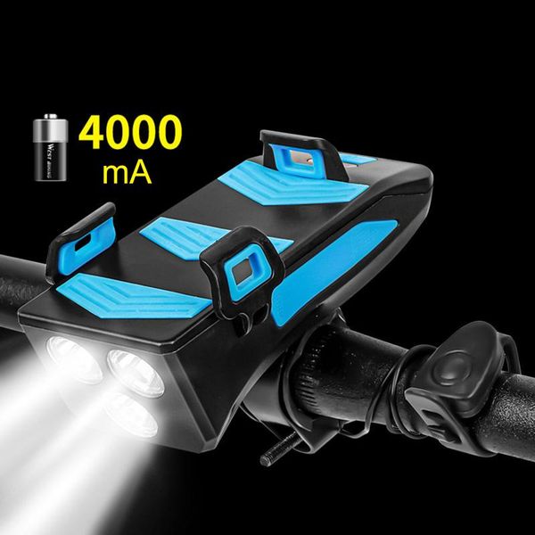 in 1 bicycle light bike horn handlebar phone holder cycling including mobile power 4000 mah for smart cell mounts & holders
in 1 bicycle light bike horn handlebar phone holder cycling including mobile power 4000 mah for smart cell mounts & holders