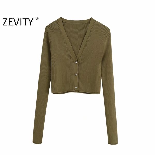 zevity women simply v neck long sleeve short knitted casual slim sweater female breasted cardigans sweaters chic s340 210419, White;black
zevity women simply v neck long sleeve short knitted casual slim sweater female breasted cardigans sweaters chic s340 210419, White;black