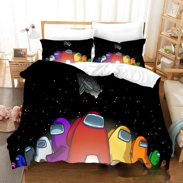 bedding sets cartoon astronauts set game duvet cover with pillowcases for kids children bed linen cute drop ship
bedding sets cartoon astronauts set game duvet cover with pillowcases for kids children bed linen cute drop ship