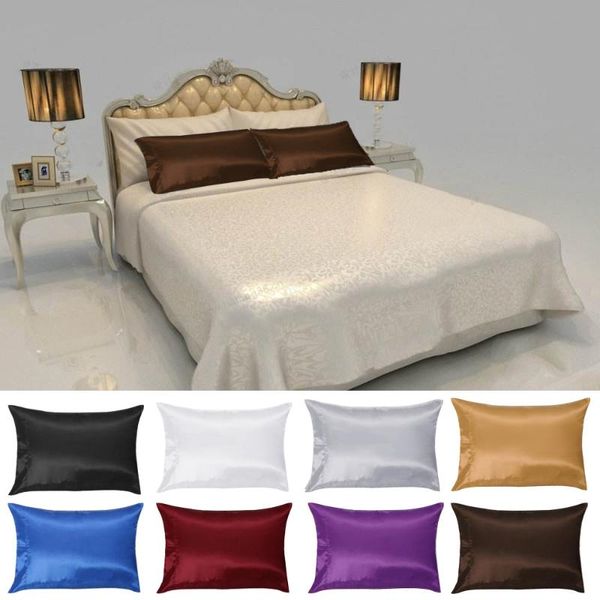 pc 50*76cm solid color soft pure mulberry silk pillow case washable colorful pillowcase cover housewife queen standard
pc 50*76cm solid color soft pure mulberry silk pillow case washable colorful pillowcase cover housewife queen standard