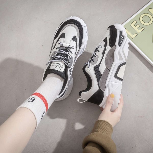 spring casual new shoes 2021 wanghong dade fashion student thick soled casual korean women's sports 0z8r kvm9, Black
spring casual new shoes 2021 wanghong dade fashion student thick soled casual korean women's sports 0z8r kvm9, Black